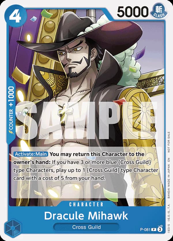 Dracule Mihawk P-081 Standard printing