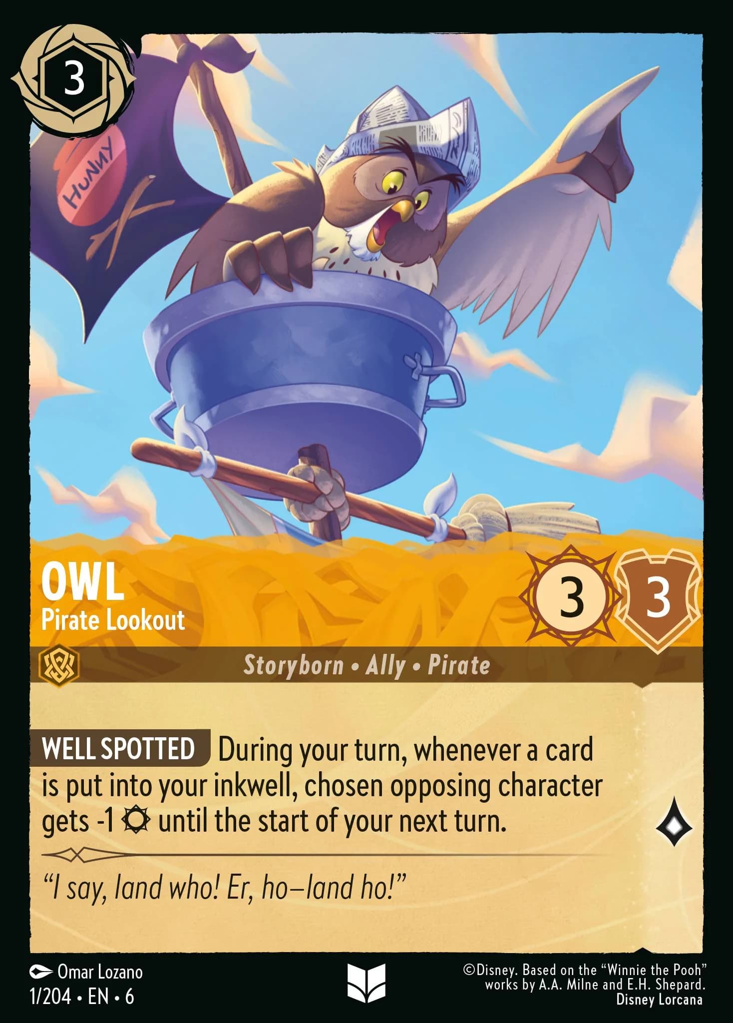 Owl - Pirate Lookout 1/204 from Azurite Sea
