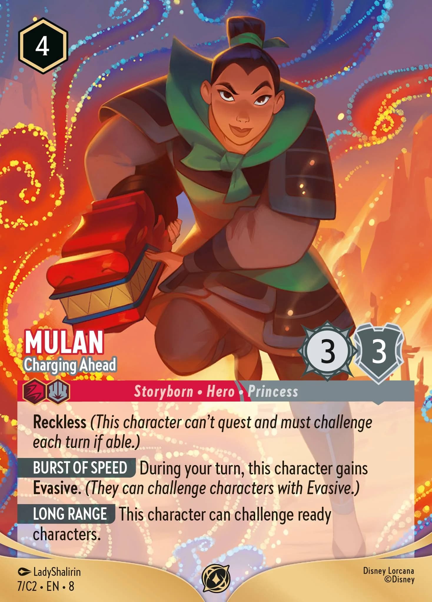 Mulan - Charging Ahead 7/C2 from Reign of Jafar