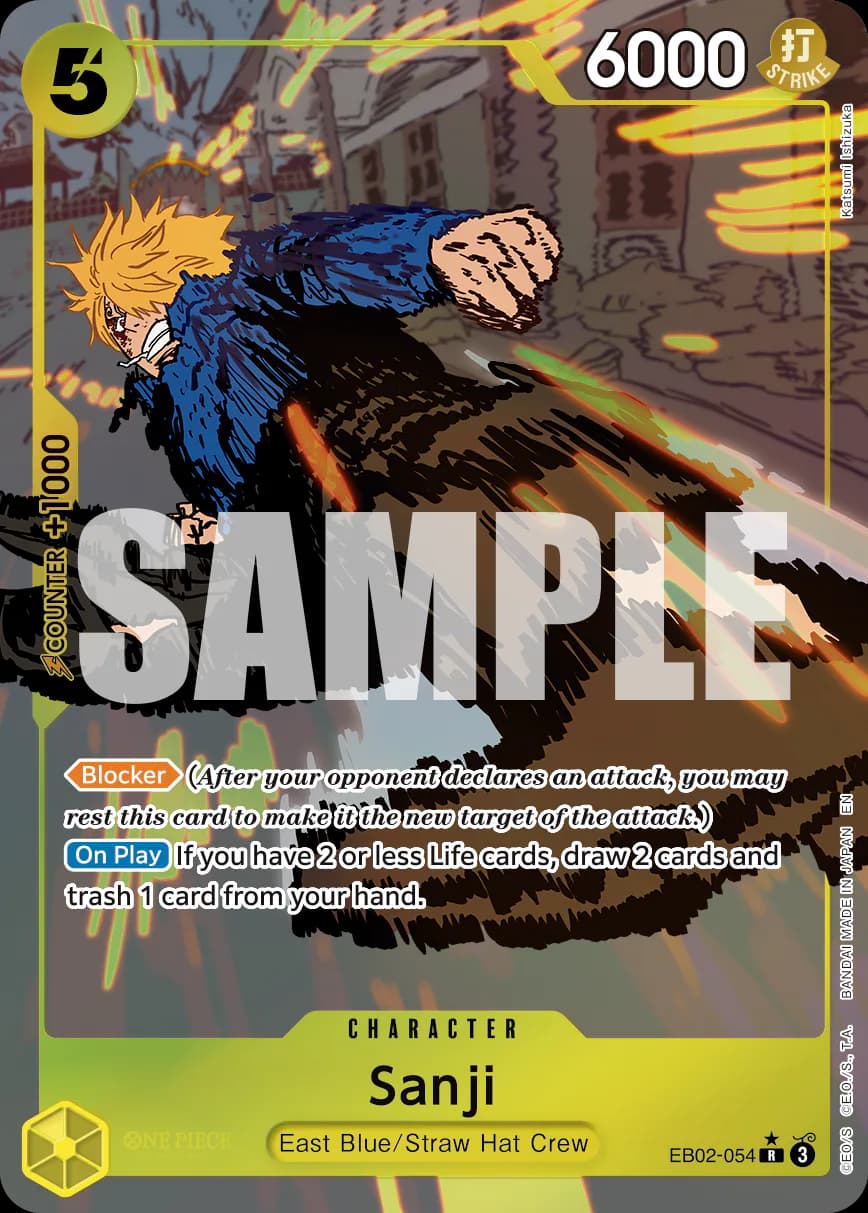 Sanji EB02-054 Official alternate printing 1