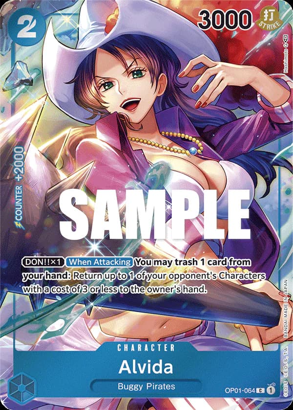 Alvida OP01-064 Official alternate printing 1