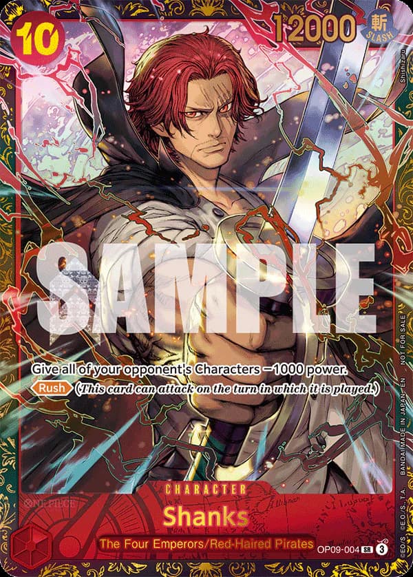 Shanks OP09-004 Official alternate printing 4