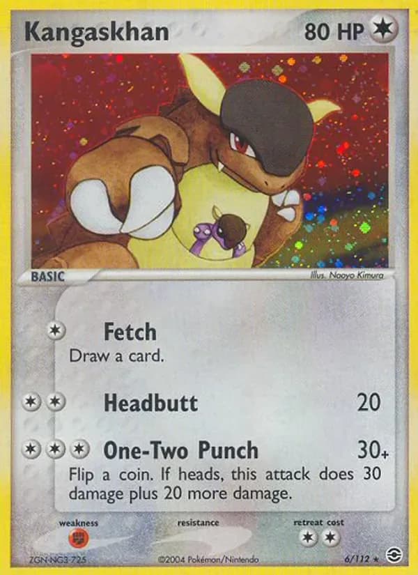 Kangaskhan 6/112 from EX FireRed & LeafGreen