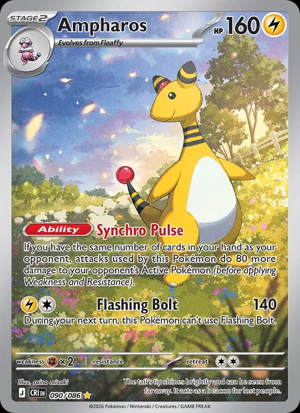 Ampharos 090/86 from Chaos Rising