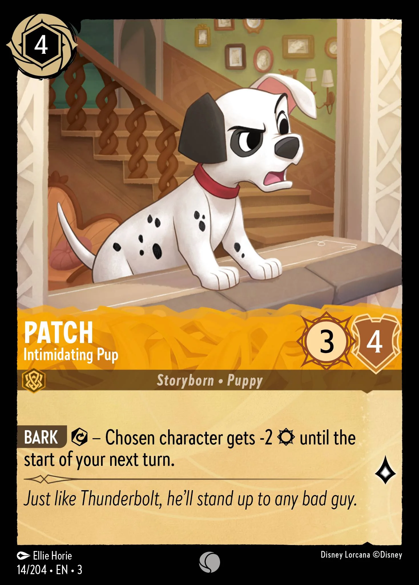 Patch - Intimidating Pup 14/204 from Into the Inklands
