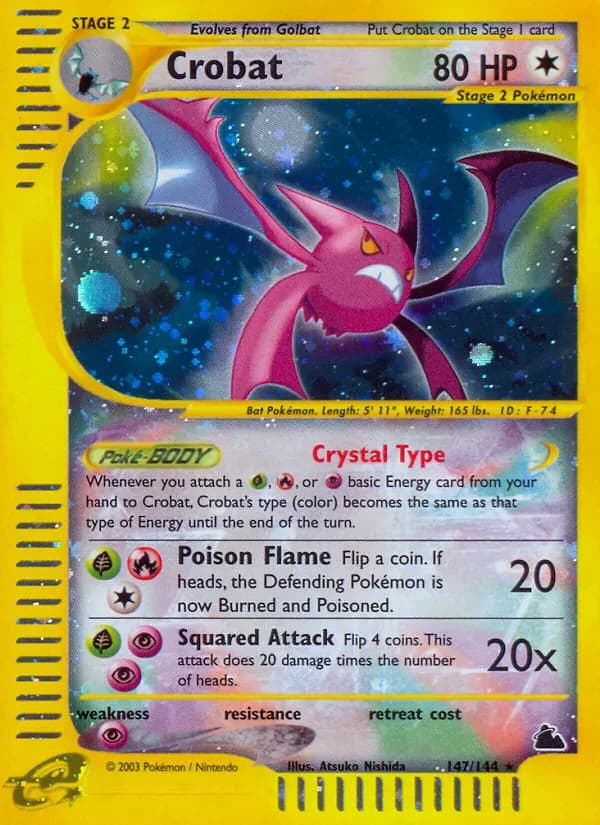 Crobat 147/144 from Skyridge