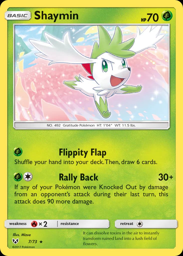 Shaymin 7/73 from Shining Legends