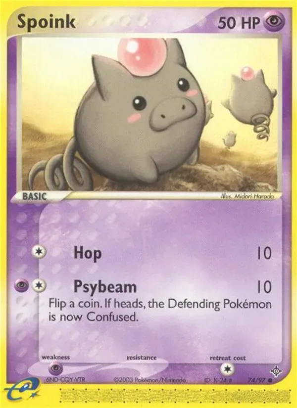 Spoink 74/97 from EX Dragon