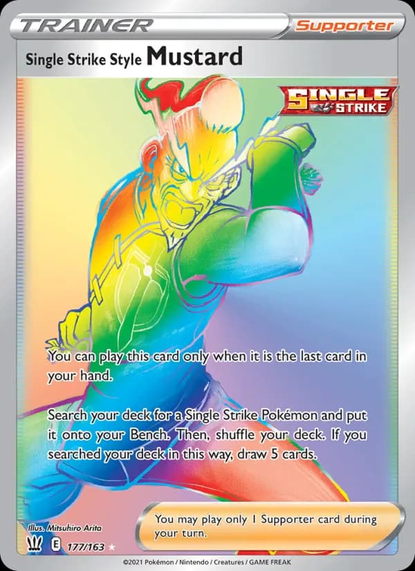 Single Strike Style Mustard 177/163 from Battle Styles