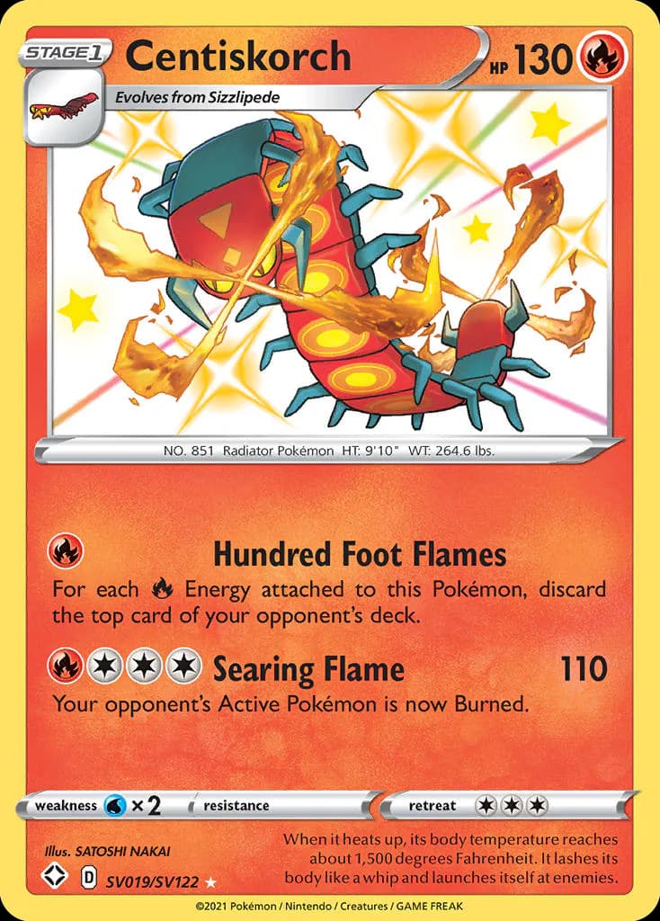 Centiskorch SV019/SV122 from Shining Fates