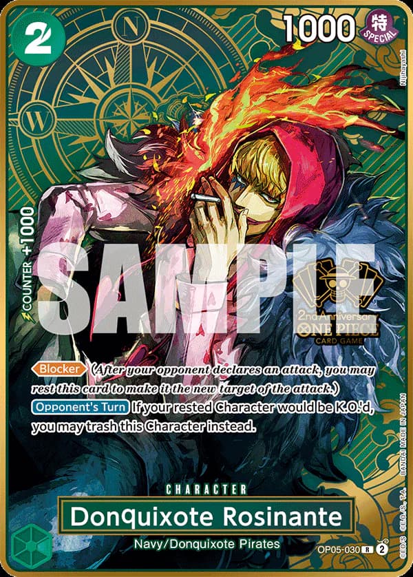 Donquixote Rosinante OP05-030 Official alternate printing 2