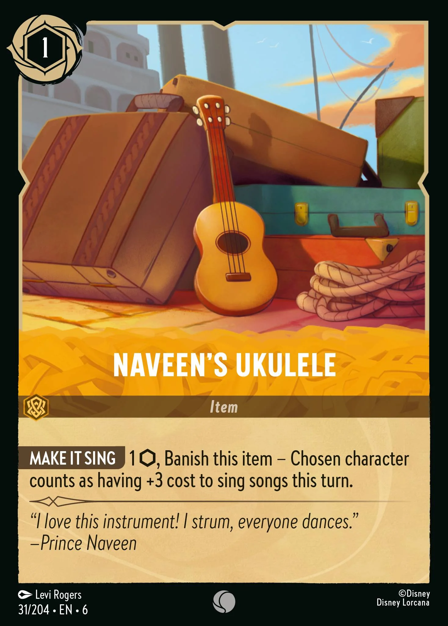 Naveen's Ukulele 31/204 from Azurite Sea