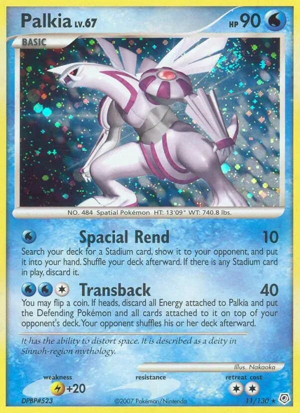 Palkia 11/130 from Diamond & Pearl
