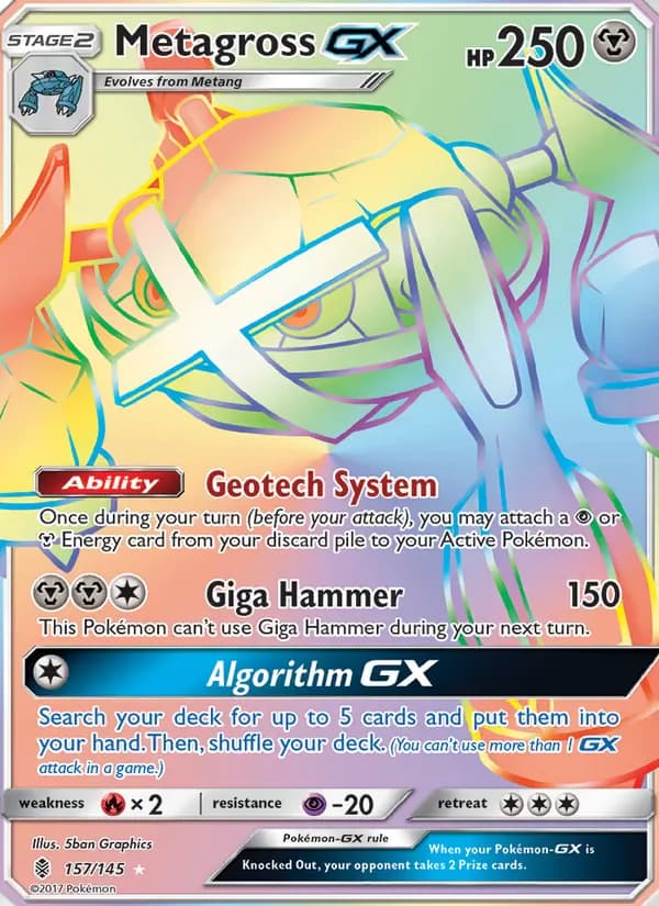 Metagross GX 157/145 from Guardians Rising