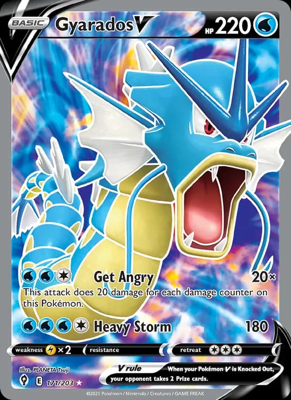 Gyarados V 171/203 from Evolving Skies
