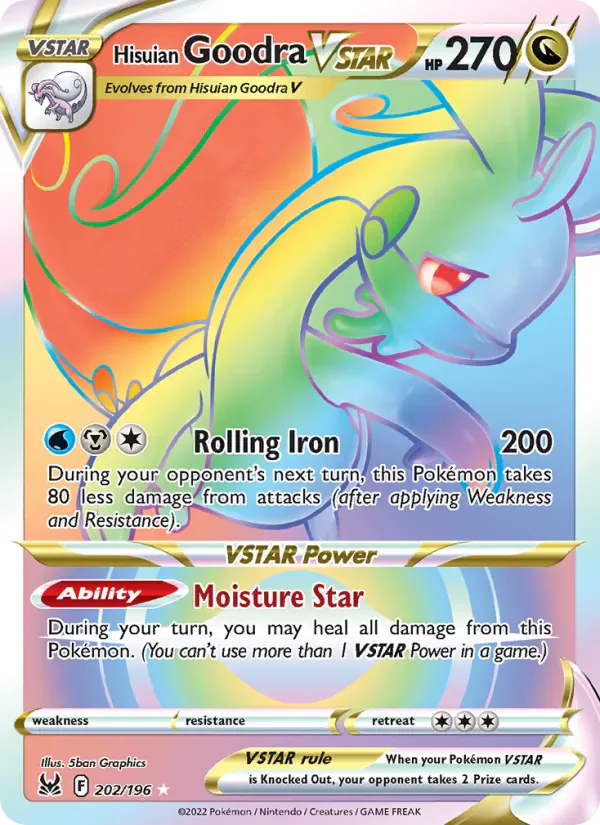 Hisuian Goodra VSTAR 202/196 from Lost Origin