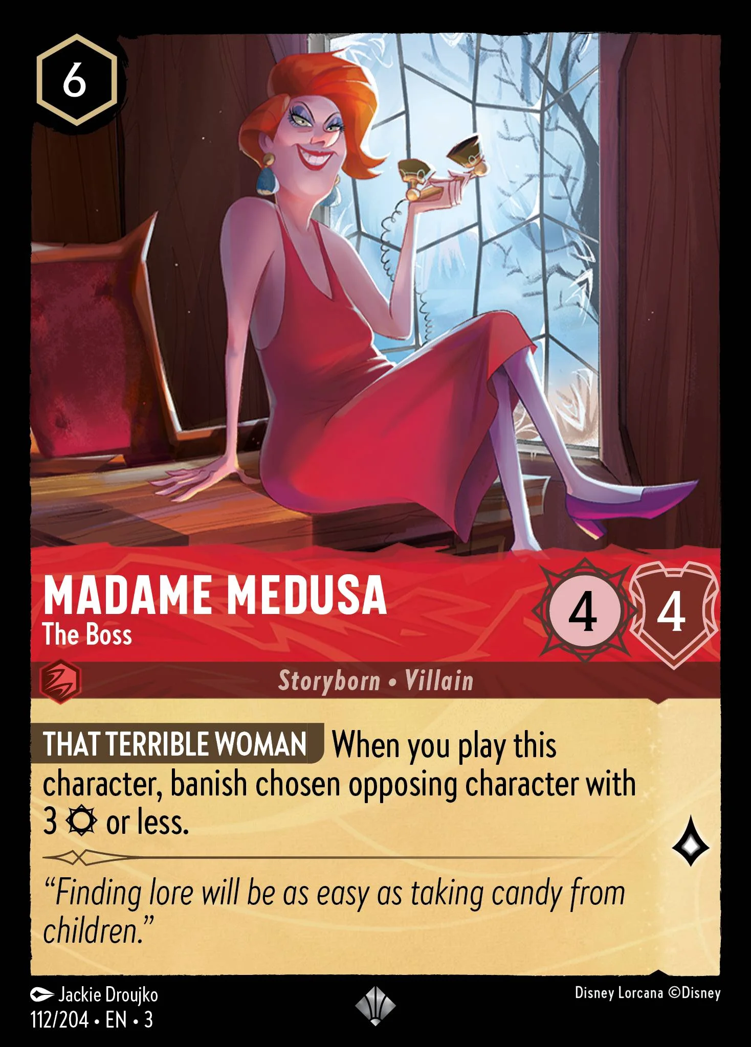 Madame Medusa - The Boss 112/204 from Into the Inklands
