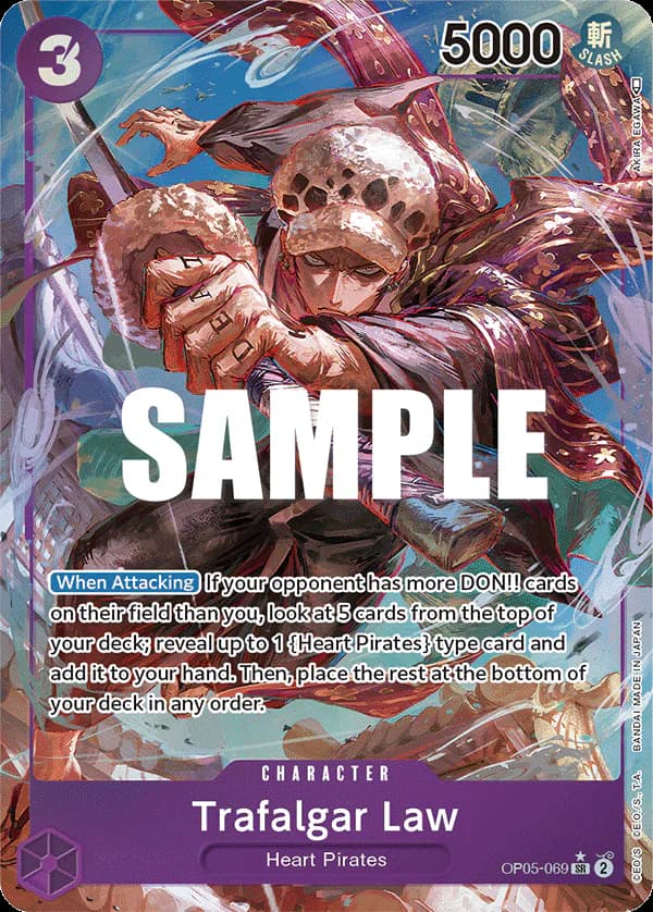 Trafalgar Law OP05-069 Official alternate printing 1