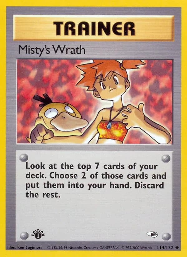 Misty's Wrath 114/132 from Gym Heroes