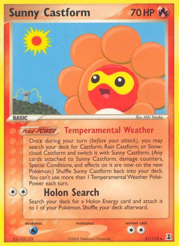 Sunny Castform 31/113 from EX Delta Species