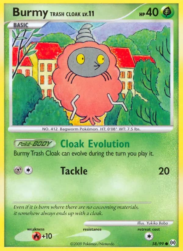 Burmy Trash Cloak 58/99 from Arceus