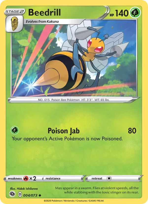 Beedrill 4/73 from Champion's Path