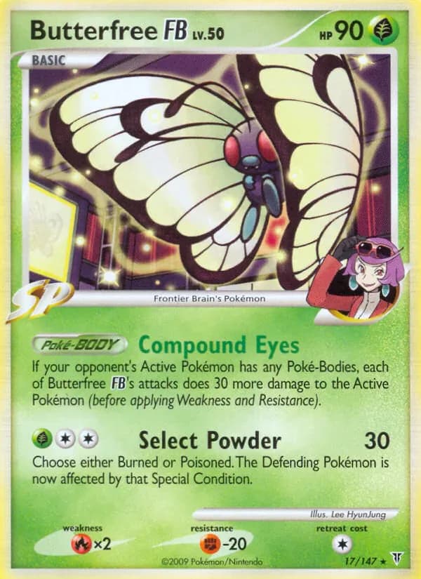 Butterfree FB 17/147 from Supreme Victors