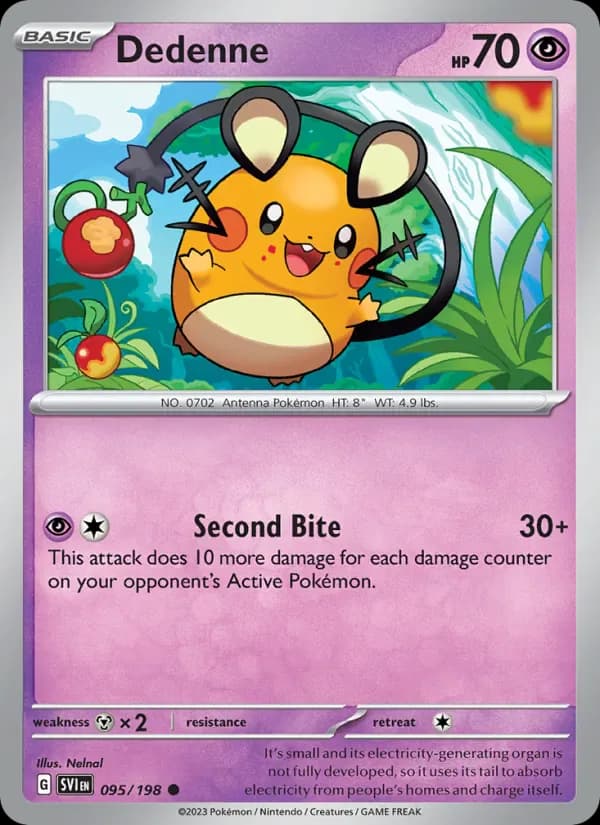 Dedenne 095/198 from Scarlet & Violet Base Set