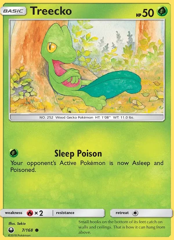 Treecko 7/168 from Celestial Storm