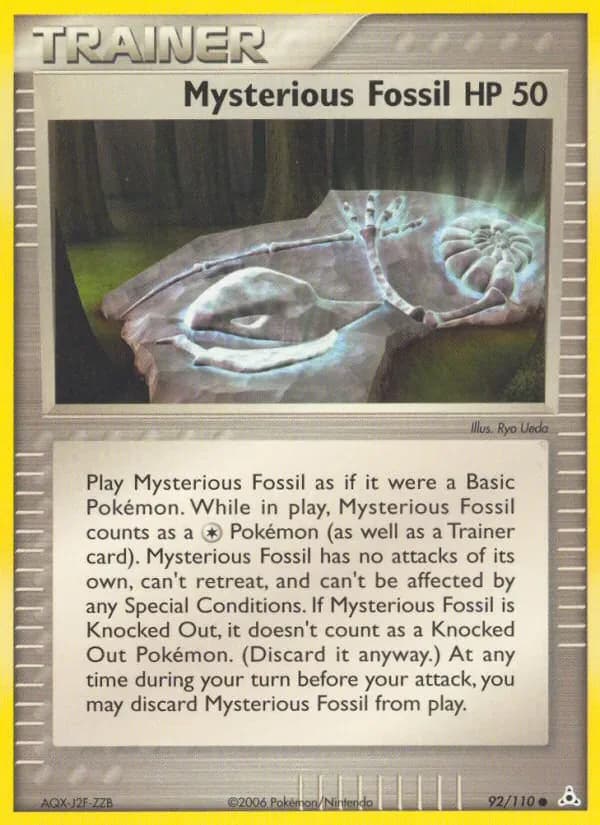 Mysterious Fossil 92/110 from EX Holon Phantoms