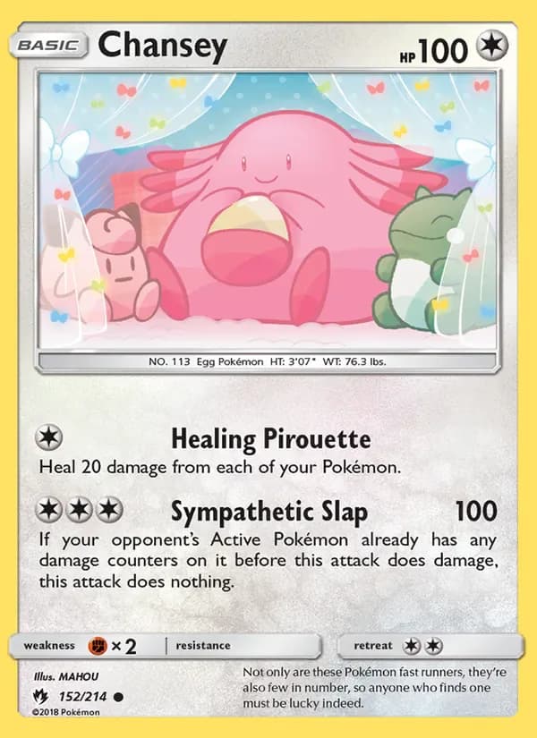 Chansey 152/214 from Lost Thunder