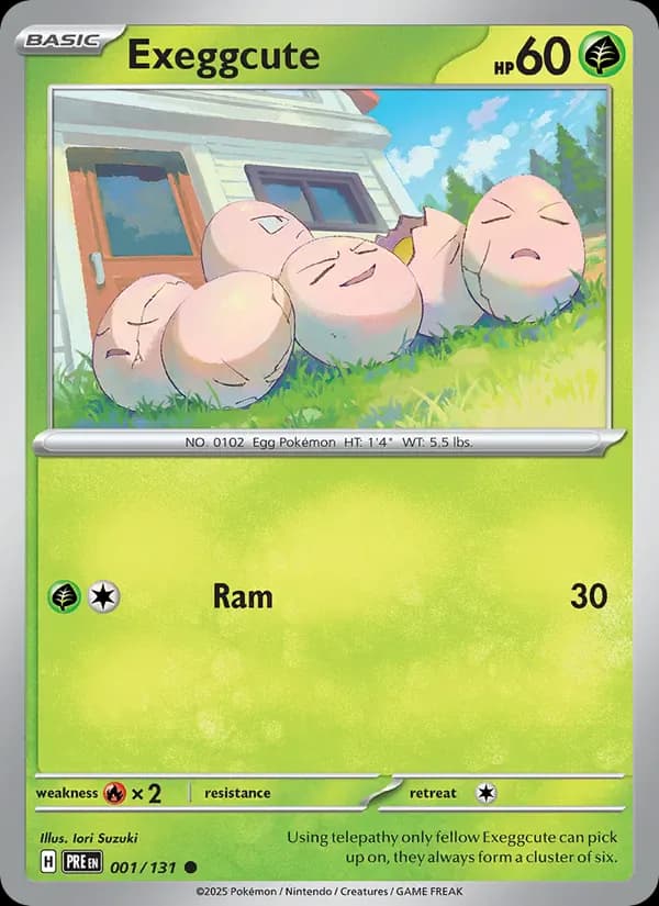 Exeggcute 001/131 from Prismatic Evolutions
