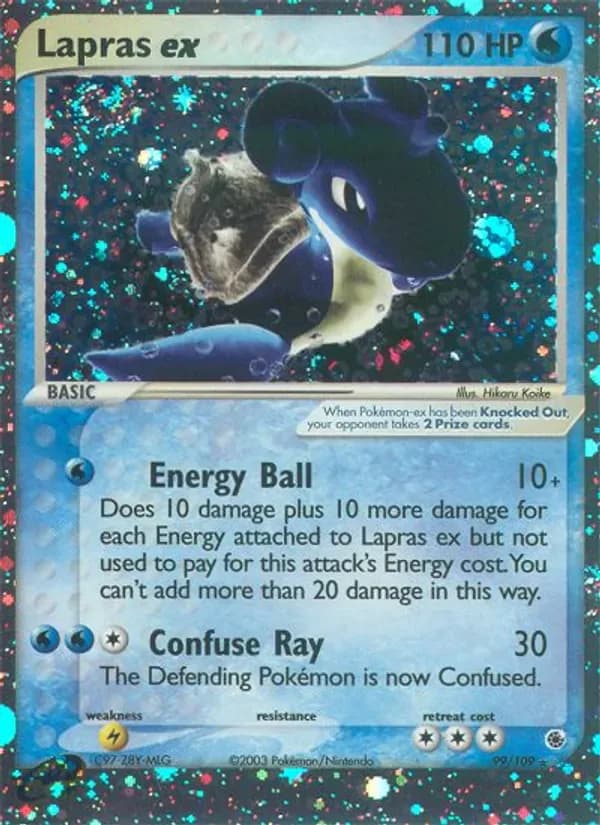 Lapras ex 99/109 from EX Ruby & Sapphire