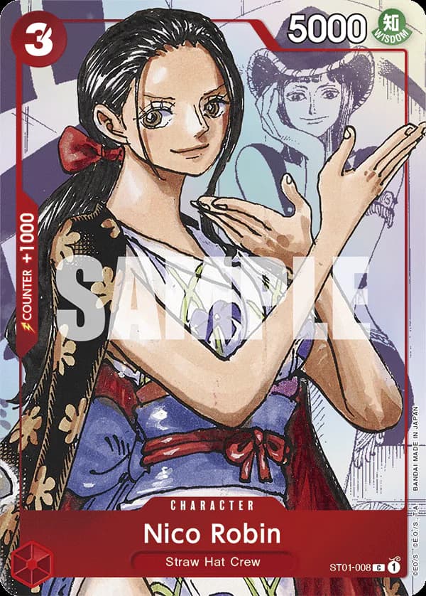 Nico Robin ST01-008 Official alternate printing 1