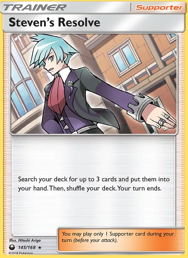 Steven’s Resolve 145/168 from Celestial Storm