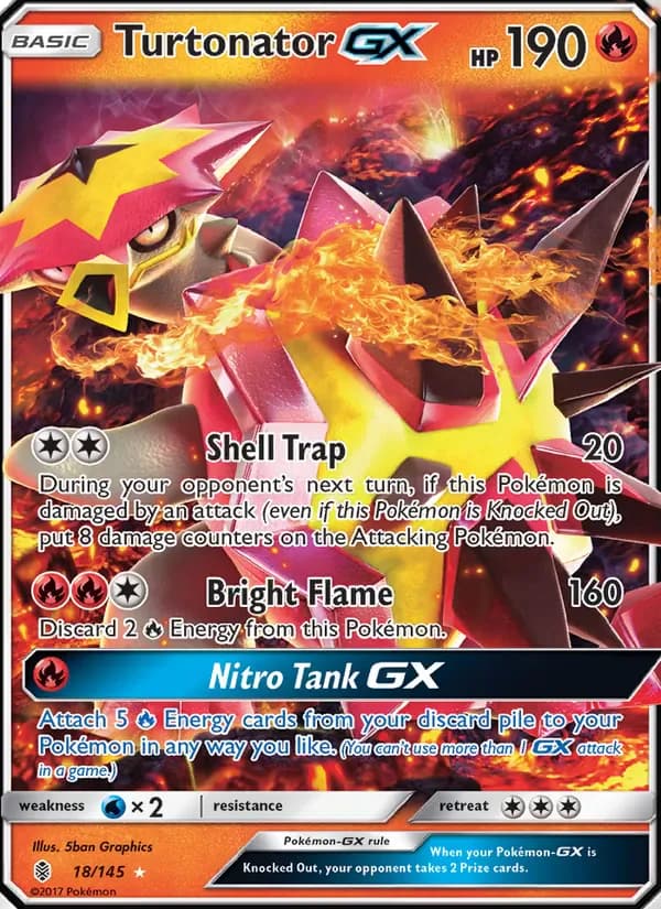 Turtonator GX 18/145 from Guardians Rising