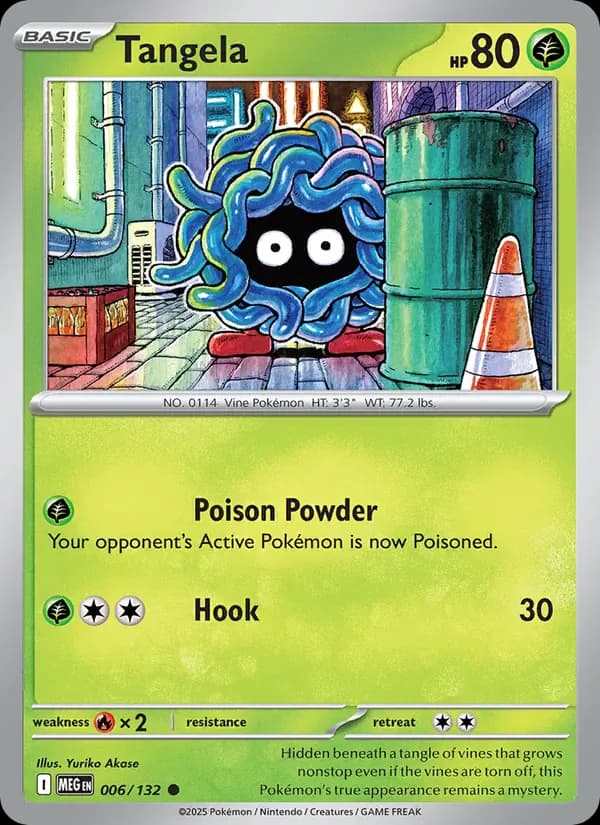 Tangela 006/132 from Mega Evolution