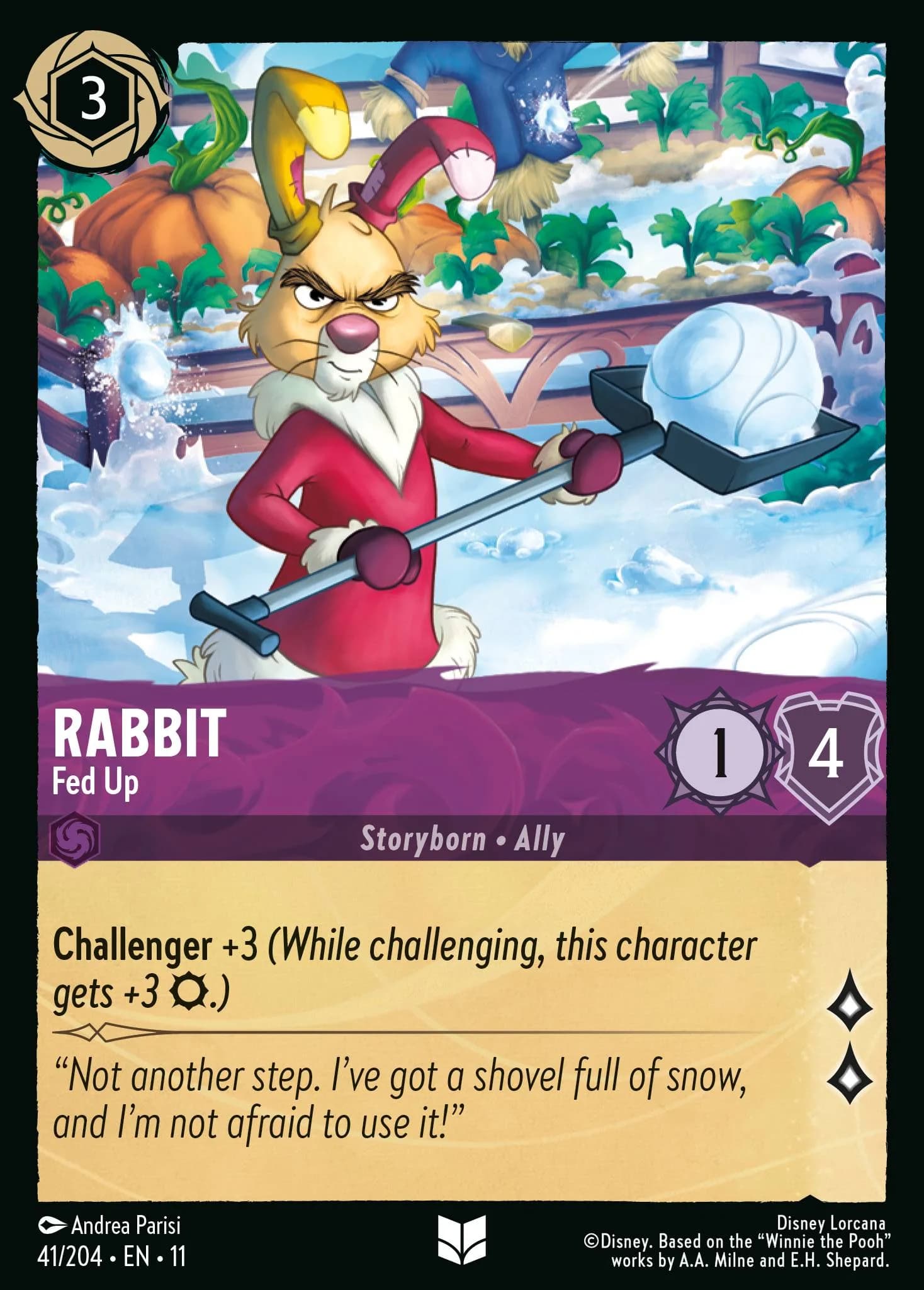 Rabbit - Fed Up 41/204 from Winterspell