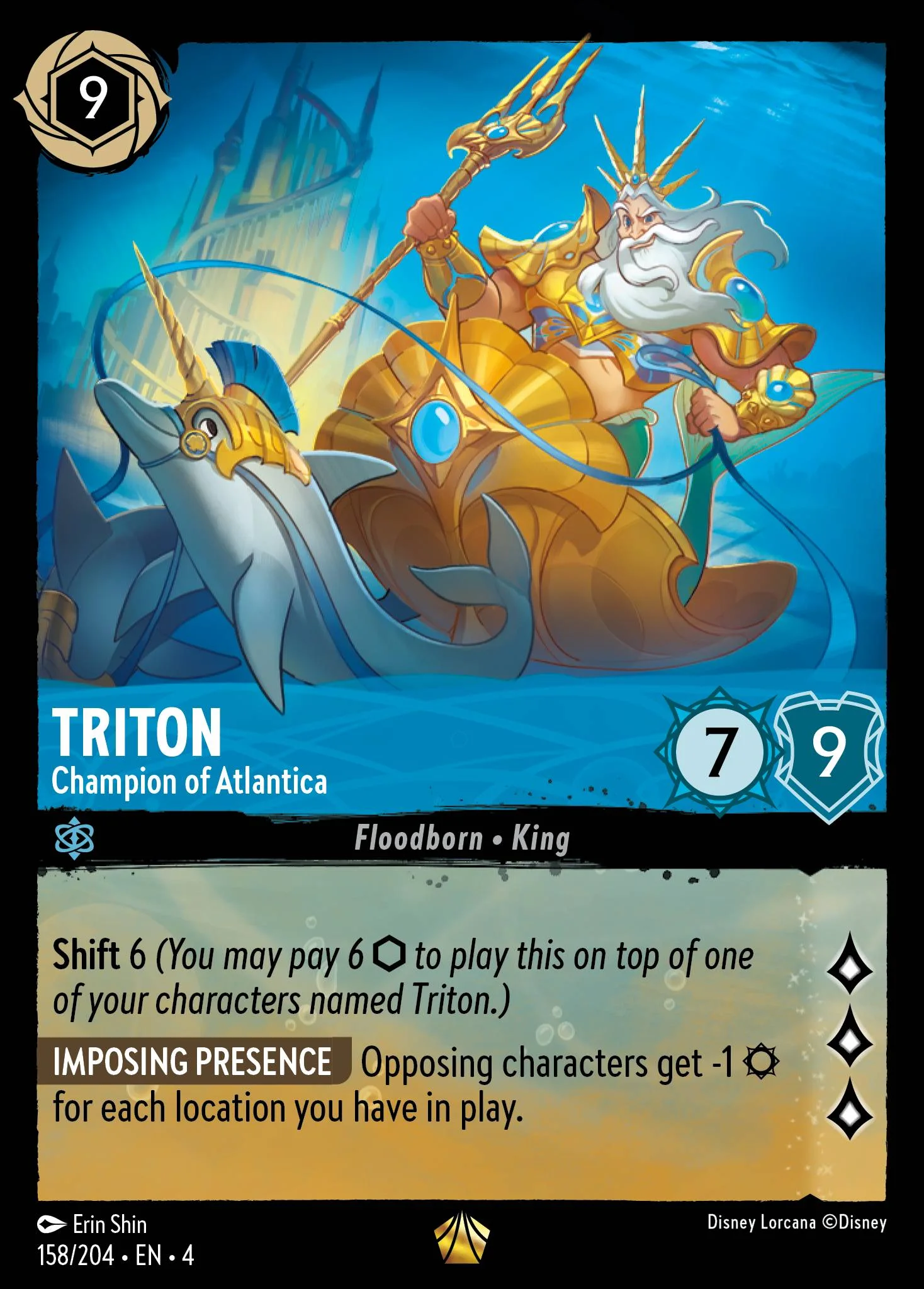 Triton - Champion of Atlantica 158/204 from Ursula's Return