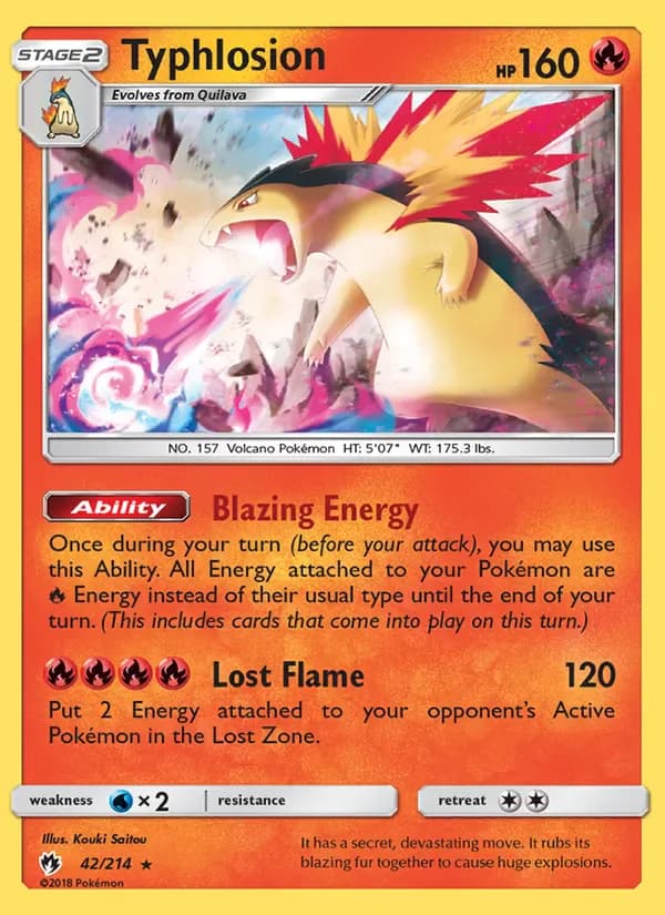 Typhlosion 42/214 from Lost Thunder