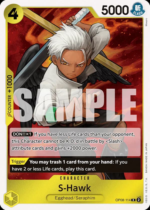 S-Hawk OP08-114 Standard printing