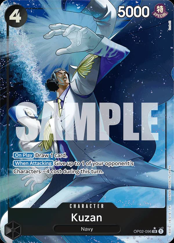 Kuzan OP02-096 Official alternate printing 3