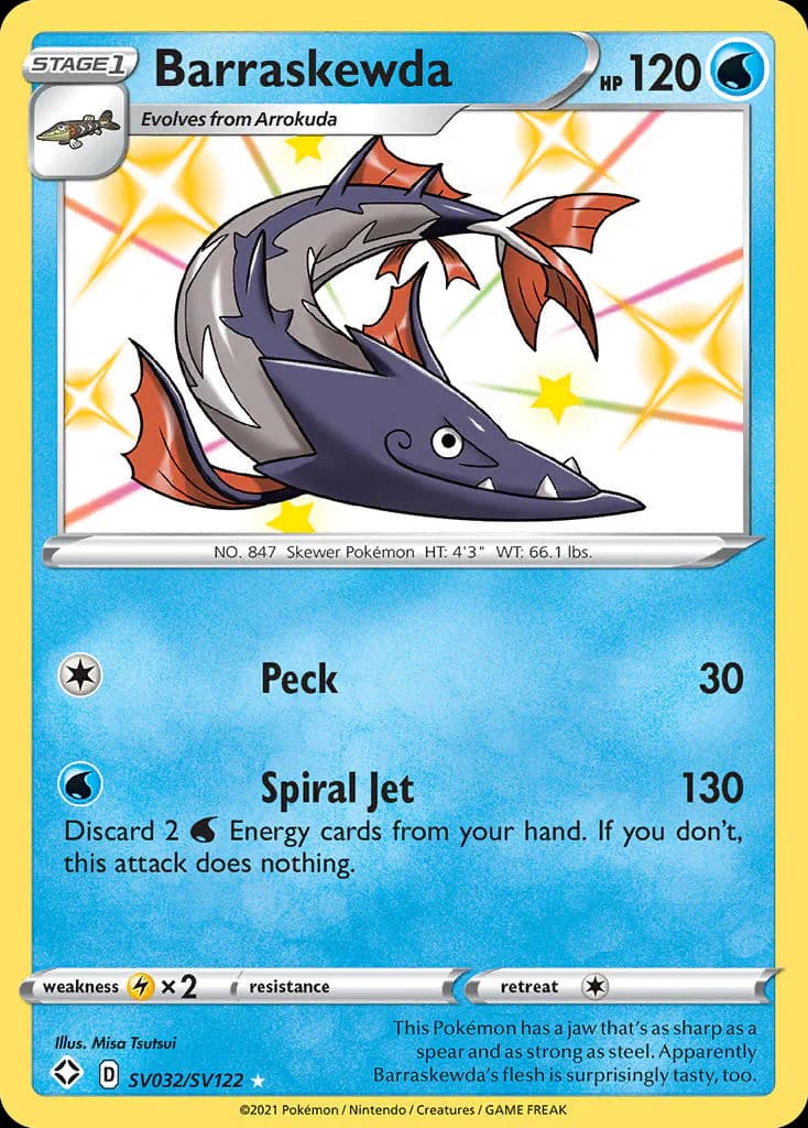Barraskewda SV032/SV122 from Shining Fates