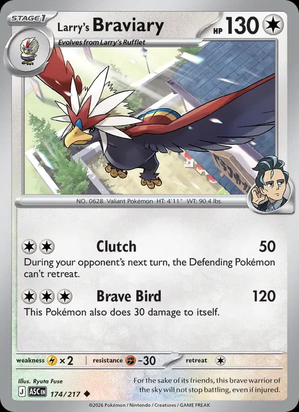 Larry's Braviary 174/217 from Ascended Heroes