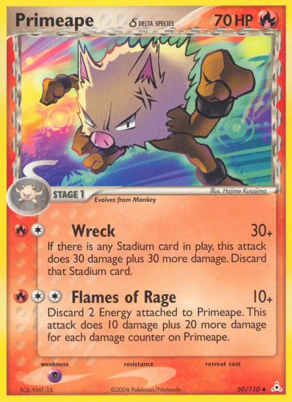Primeape δ 50/110 from EX Holon Phantoms