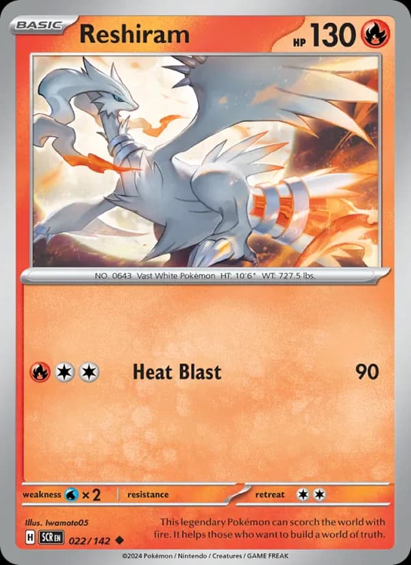 Reshiram 022/142 from Stellar Crown
