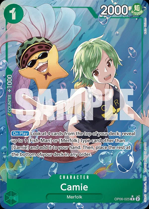 Camie OP06-025 Official alternate printing 1