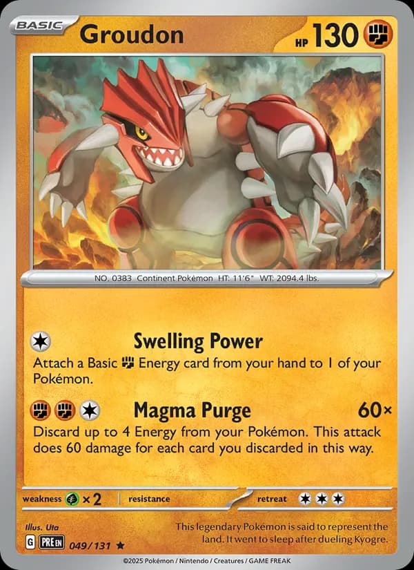 Groudon 049/131 from Prismatic Evolutions