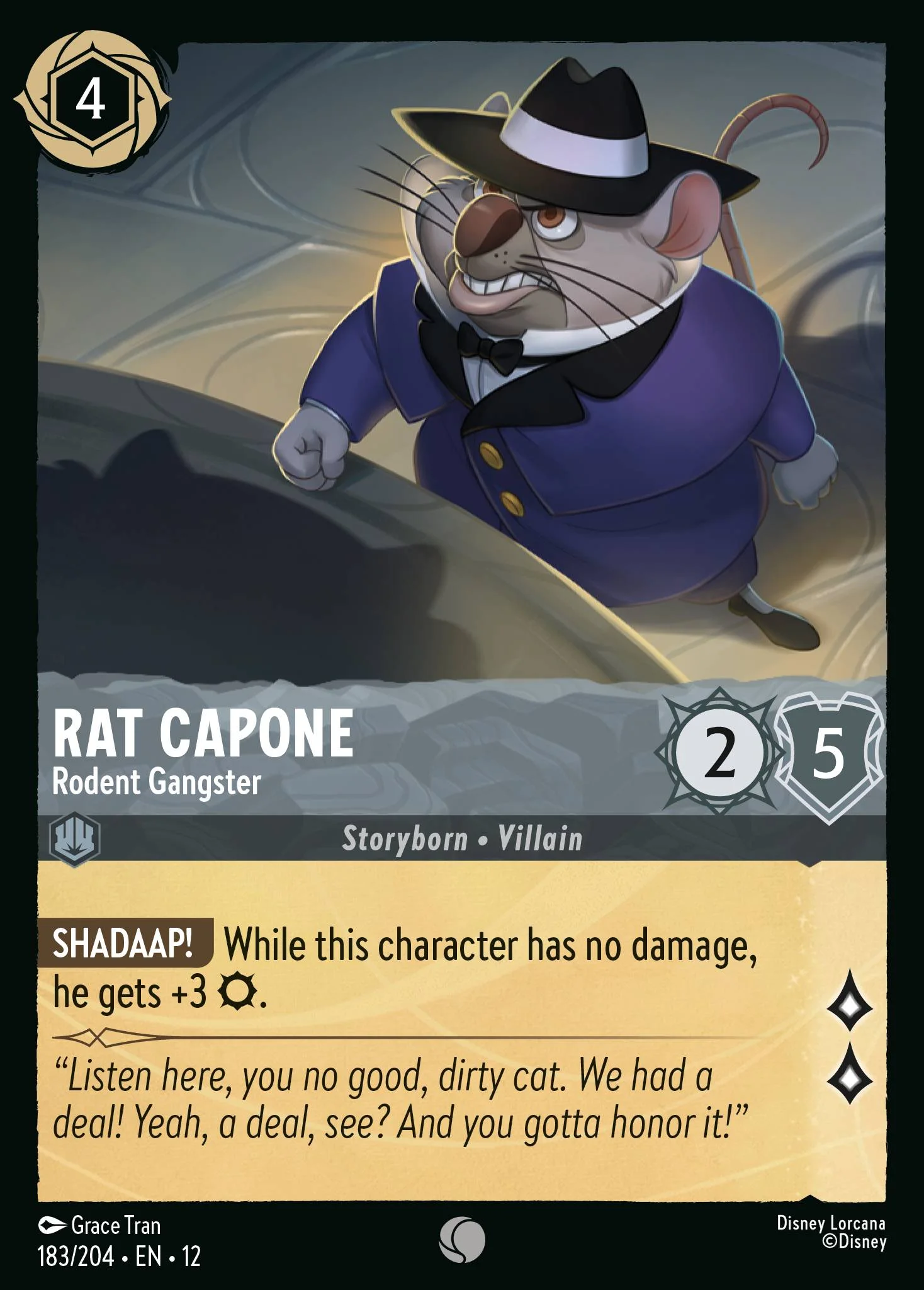 Rat Capone - Rodent Gangster 183/204 from Wilds Unknown
