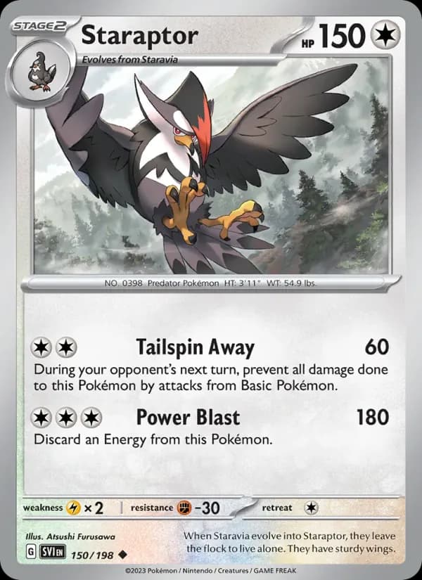 Staraptor 150/198 from Scarlet & Violet Base Set